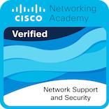 Network Support and Security credly badge Kiran Daware